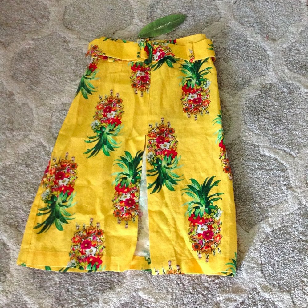 FARM Rio Yellow Pineapple-Print Maxi Skirt - Picture 3 of 9